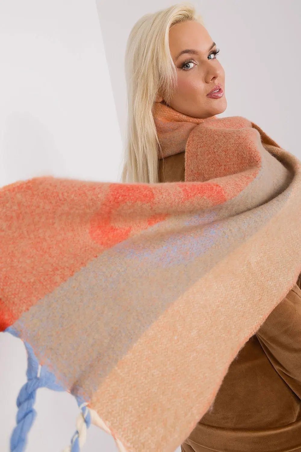 Decorative Stripe Scarf – Soft, Stylish & Cold-Weather Ready - Honesty Sales