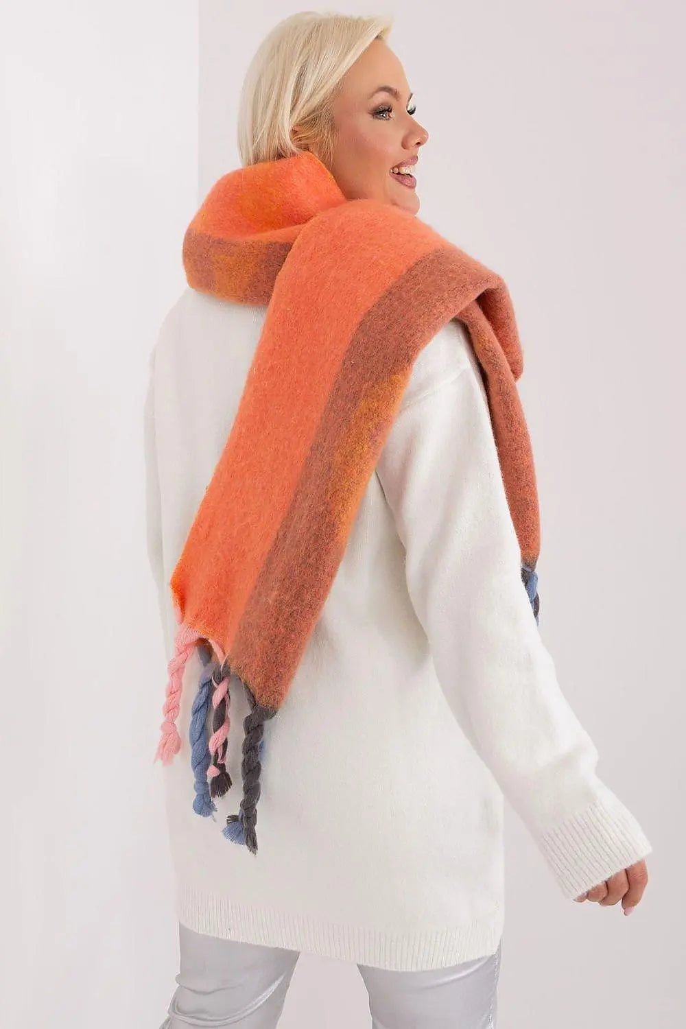Decorative Stripe Scarf – Soft, Stylish & Cold-Weather Ready - Honesty Sales