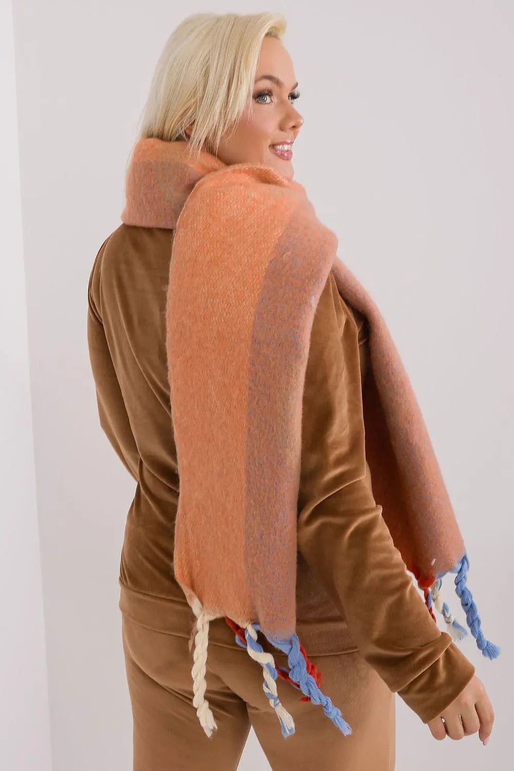 Decorative Stripe Scarf – Soft, Stylish & Cold-Weather Ready - Honesty Sales
