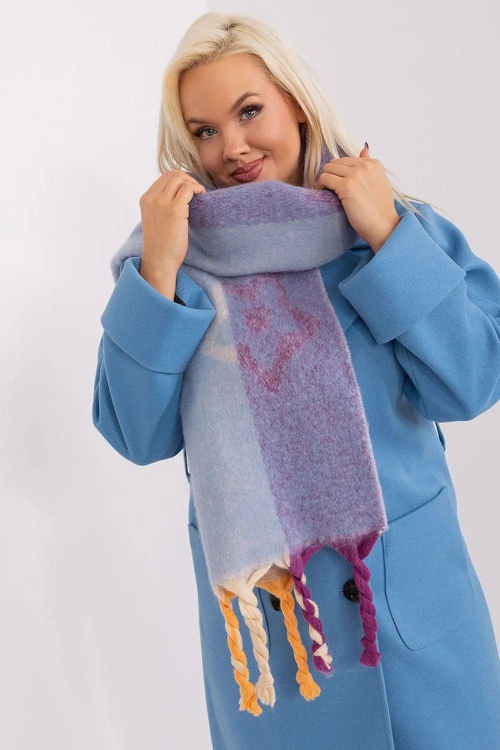 Decorative Stripe Scarf – Soft, Stylish & Cold-Weather Ready - Honesty Sales