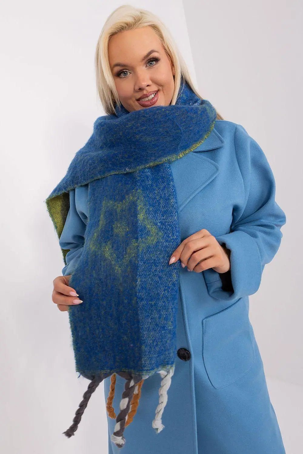 Decorative Stripe Scarf – Soft, Stylish & Cold-Weather Ready - Honesty Sales
