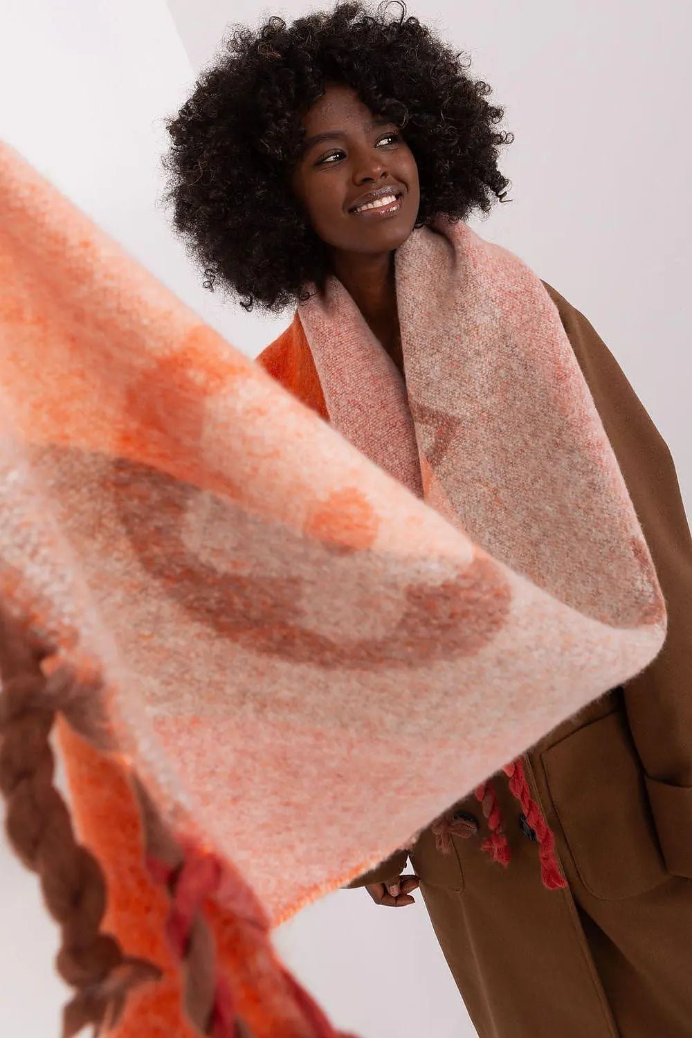 Decorative Stripe Scarf – Soft, Stylish & Cold-Weather Ready - Honesty Sales