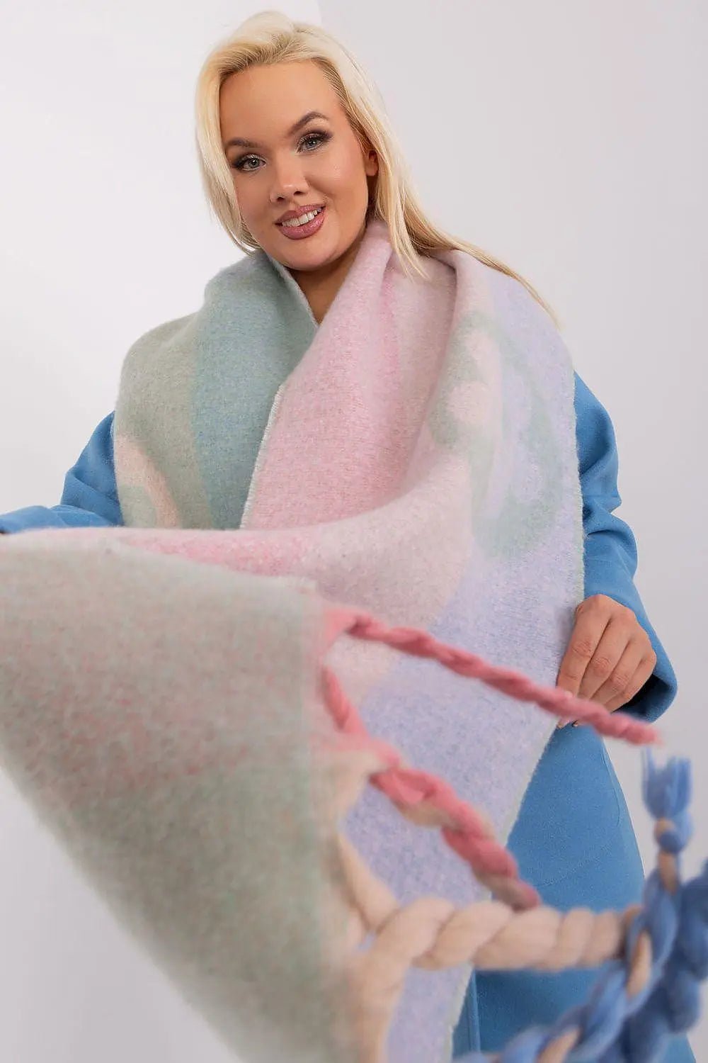 Decorative Stripe Scarf – Soft, Stylish & Cold-Weather Ready - Honesty Sales