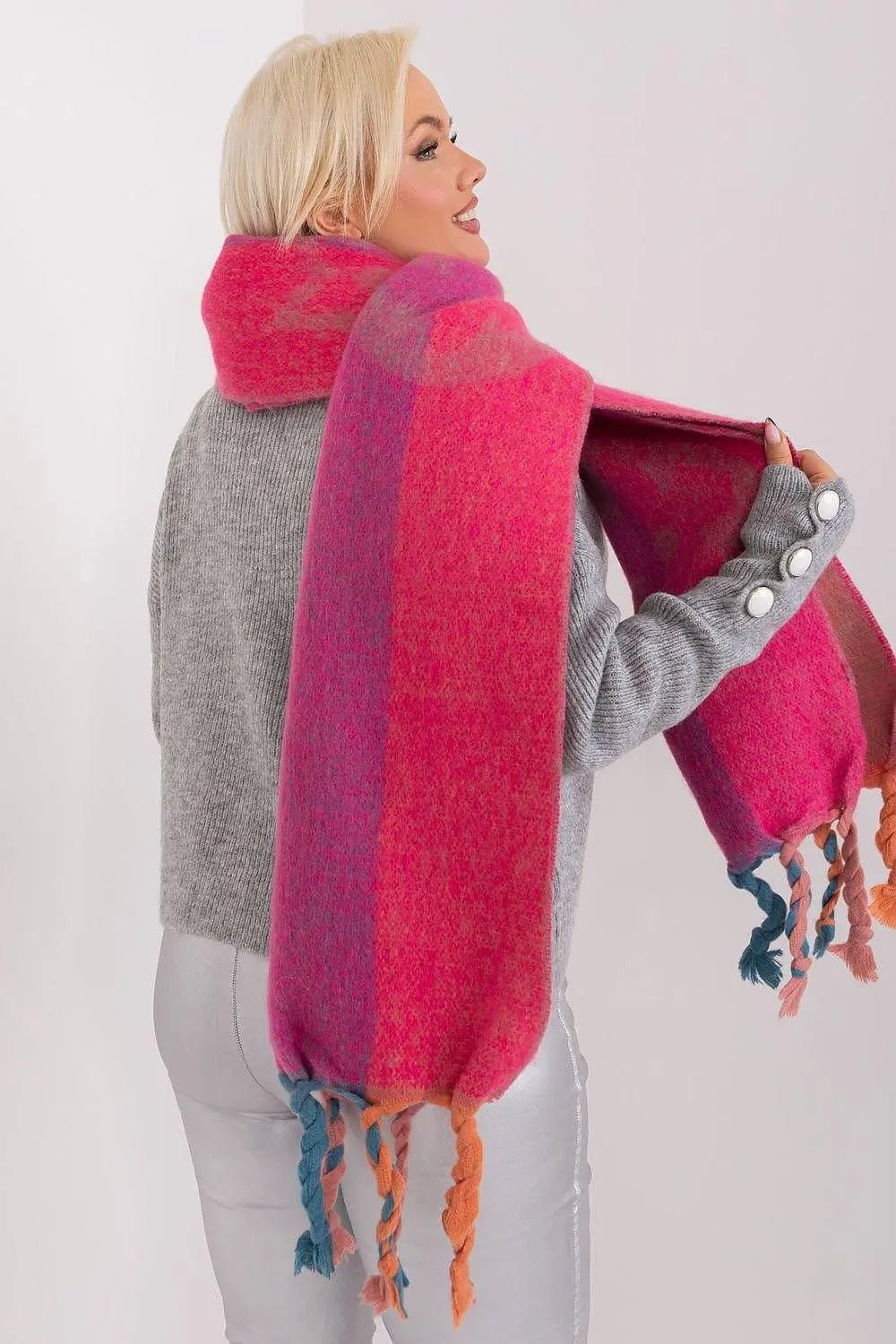 Decorative Stripe Scarf – Soft, Stylish & Cold-Weather Ready - Honesty Sales