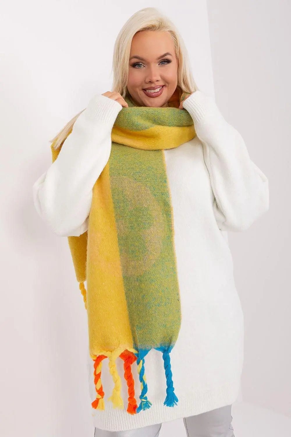 Decorative Stripe Scarf – Soft, Stylish & Cold-Weather Ready - Honesty Sales