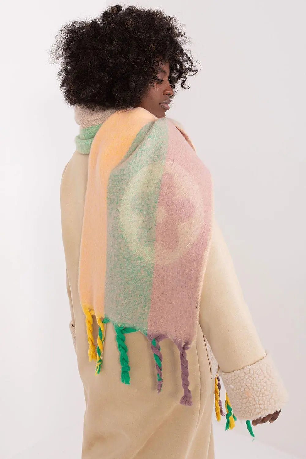 Decorative Stripe Scarf – Soft, Stylish & Cold-Weather Ready - Honesty Sales