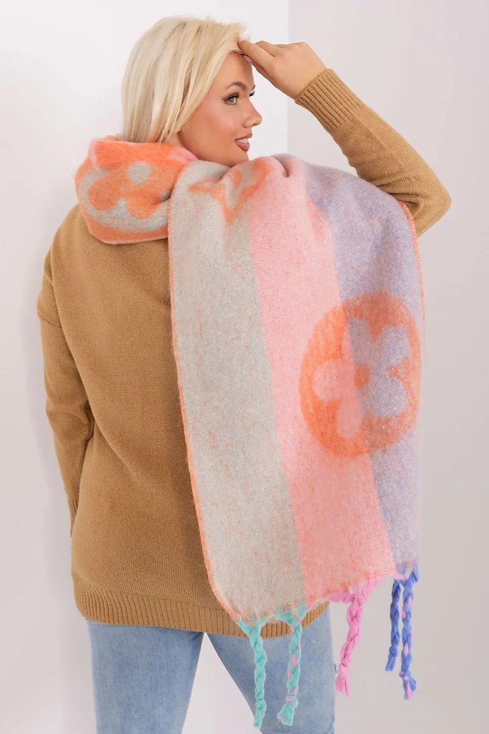Decorative Stripe Scarf – Soft, Stylish & Cold-Weather Ready - Honesty Sales