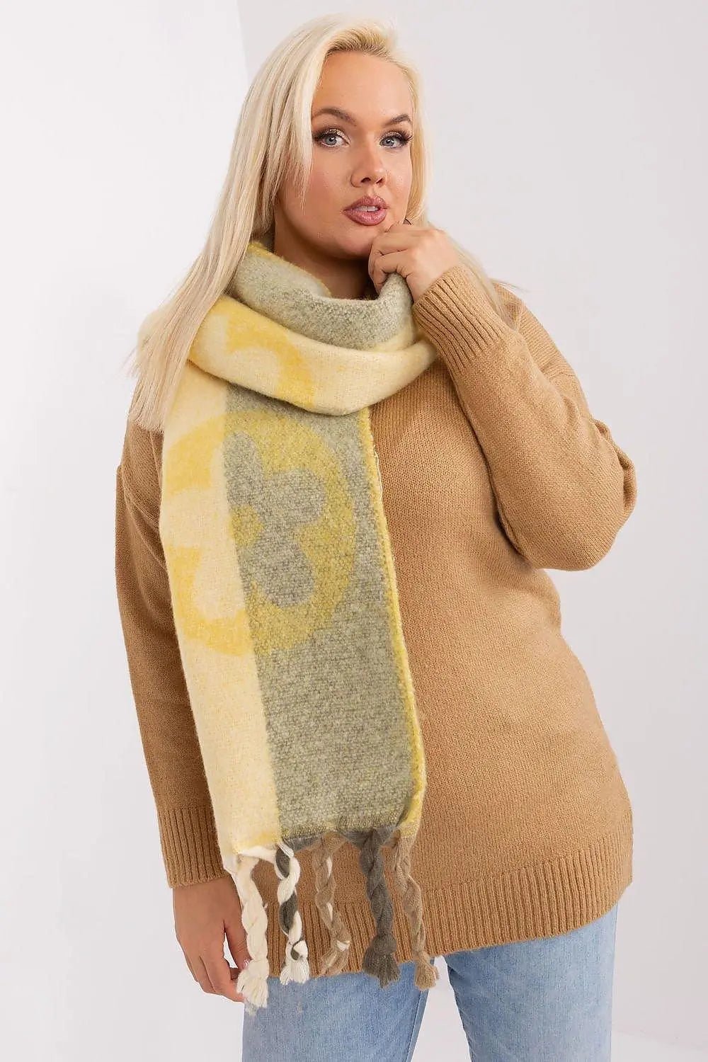 Decorative Stripe Scarf – Soft, Stylish & Cold-Weather Ready - Honesty Sales