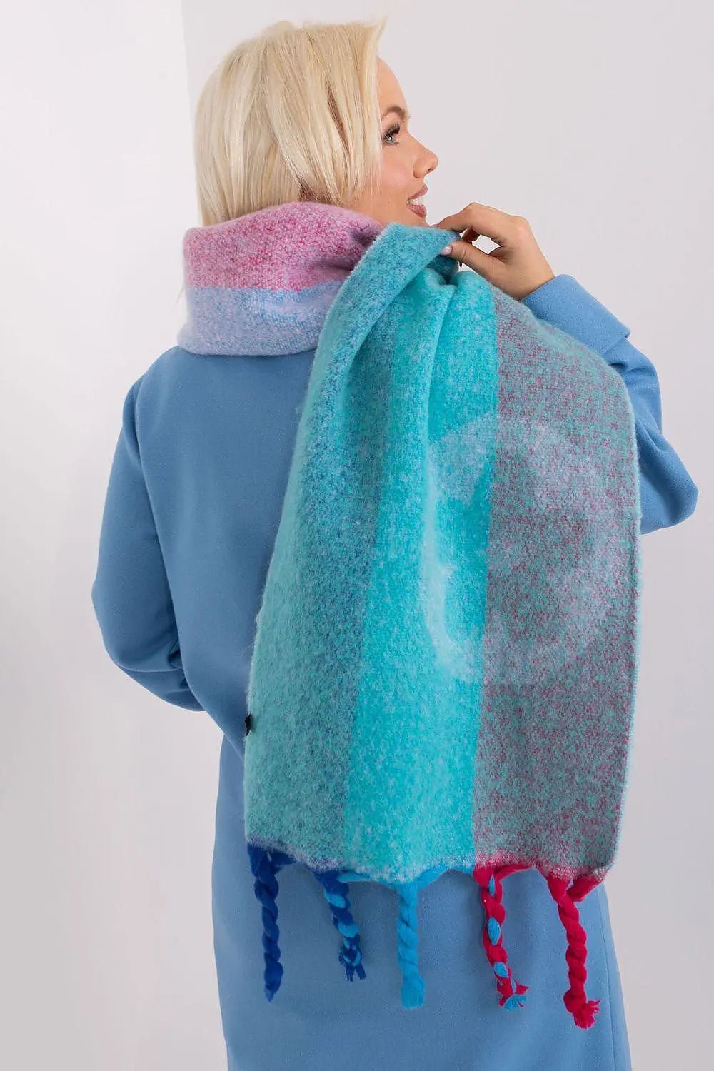 Decorative Stripe Scarf – Soft, Stylish & Cold-Weather Ready - Honesty Sales