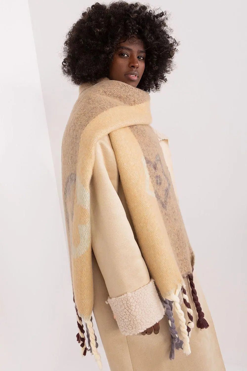 Decorative Stripe Scarf – Soft, Stylish & Cold-Weather Ready - Honesty Sales