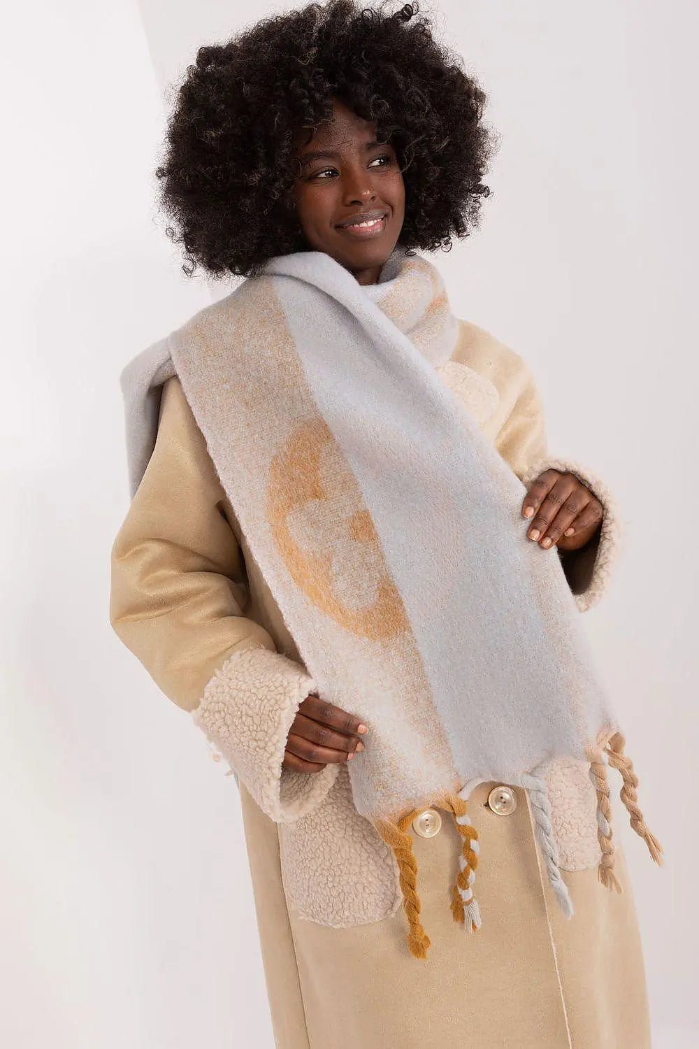 Decorative Stripe Scarf – Soft, Stylish & Cold-Weather Ready - Honesty Sales