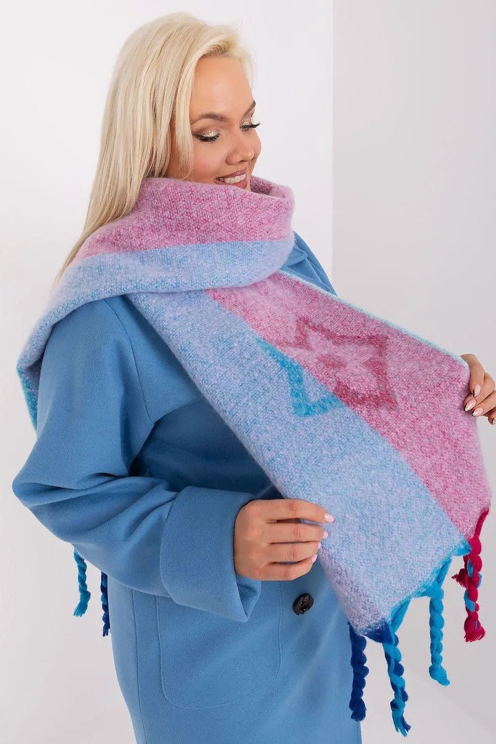 Decorative Stripe Scarf – Soft, Stylish & Cold-Weather Ready - Honesty Sales