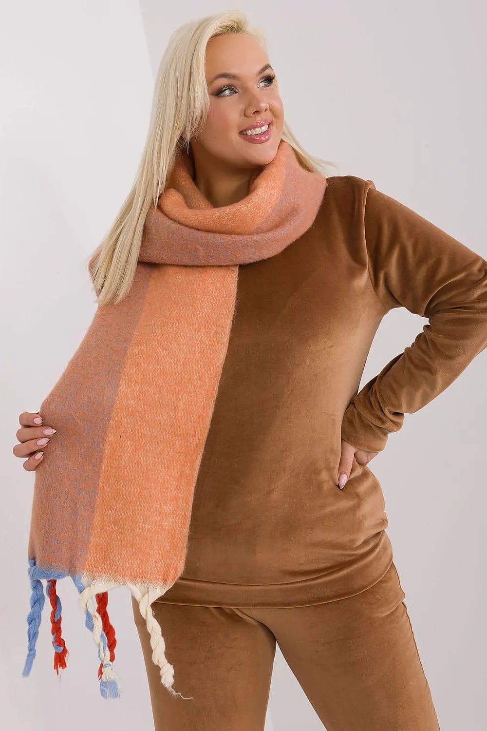 Decorative Stripe Scarf – Soft, Stylish & Cold-Weather Ready - Honesty Sales
