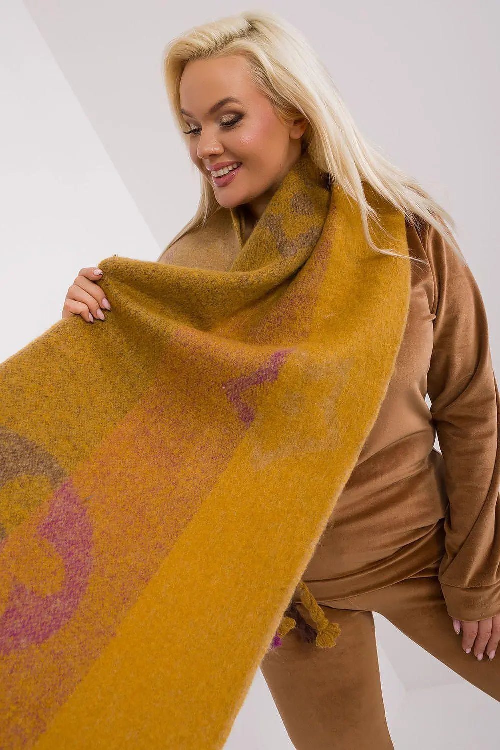 Decorative Stripe Scarf – Soft, Stylish & Cold-Weather Ready - Honesty Sales