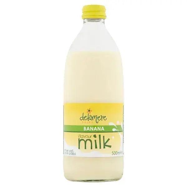 Delamere Dairy Banana Flavour Milk 500ml (Case of 12) - Honesty Sales Main image
