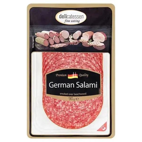 Delicatessen Fine Eating German Salami 10 Slices 90g - Honesty Sales