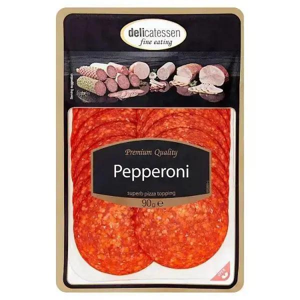 Delicatessen Fine Eating Pepperoni 20 Slices 90g - Honesty Sales