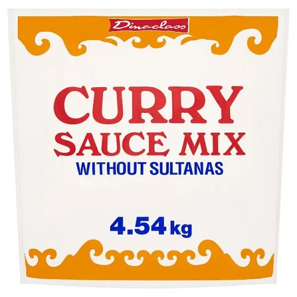 Dinaclass Curry Sauce Mix without Sultanas 4.54kg - Honesty Sales
