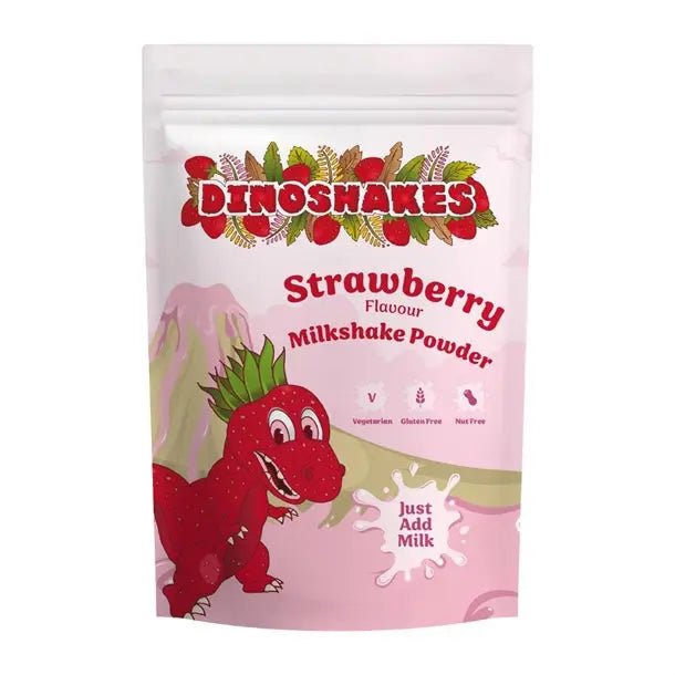 Dinoshakes Strawberry Milkshake Powder - Honesty Sales