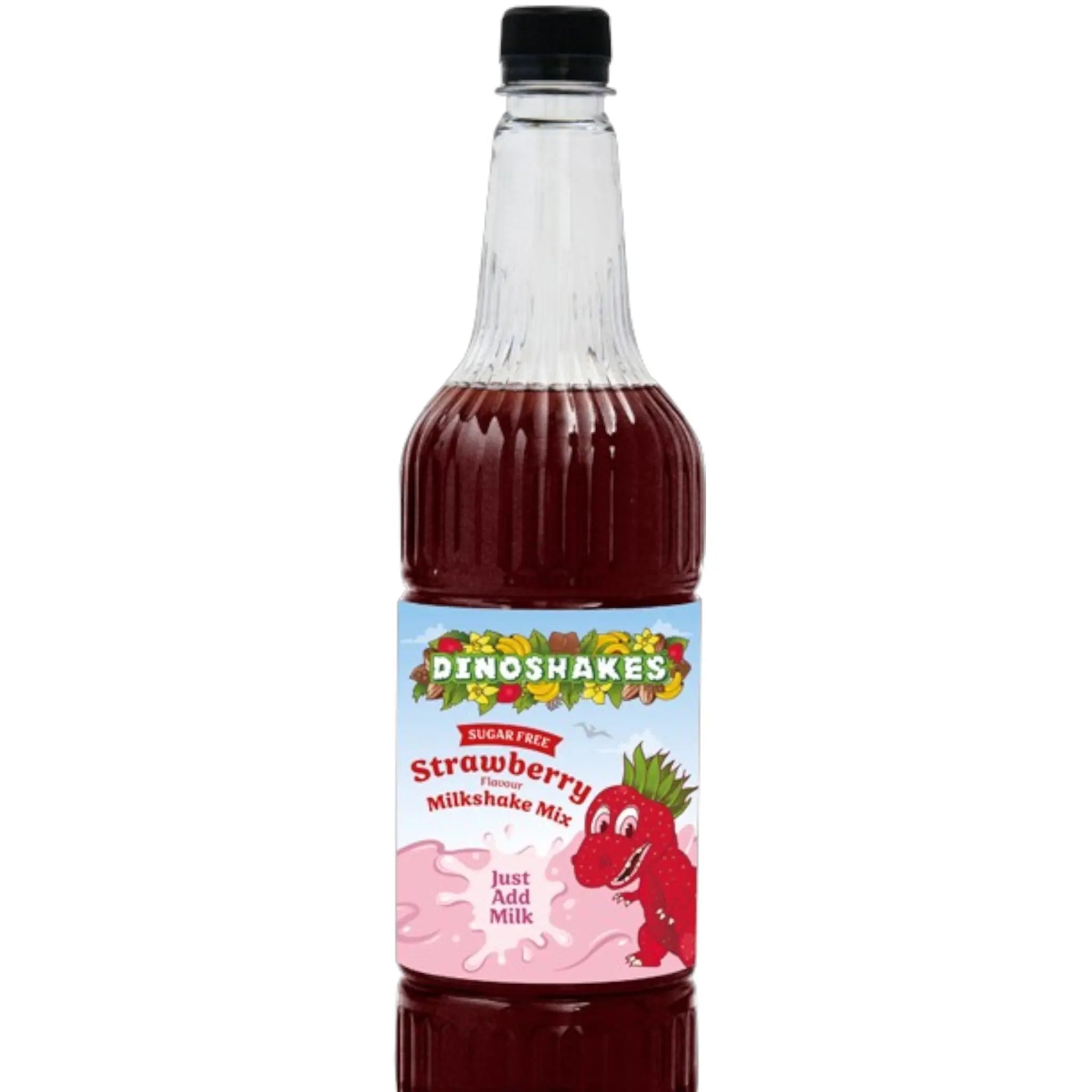 Dinoshakes Sugar Free Strawberry Milkshake Mix - Honesty Sales