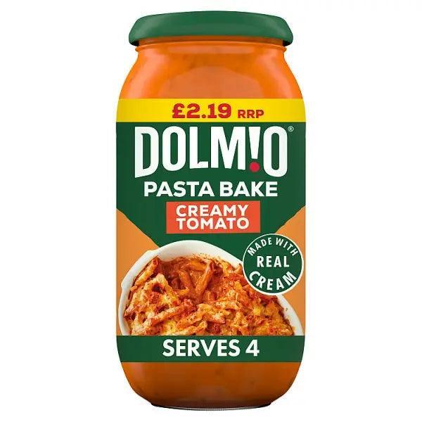 Dolmio Pasta Bake PMP £2.19 Creamy Tomato Pasta Sauce 500g (Case of 6) - Honesty Sales