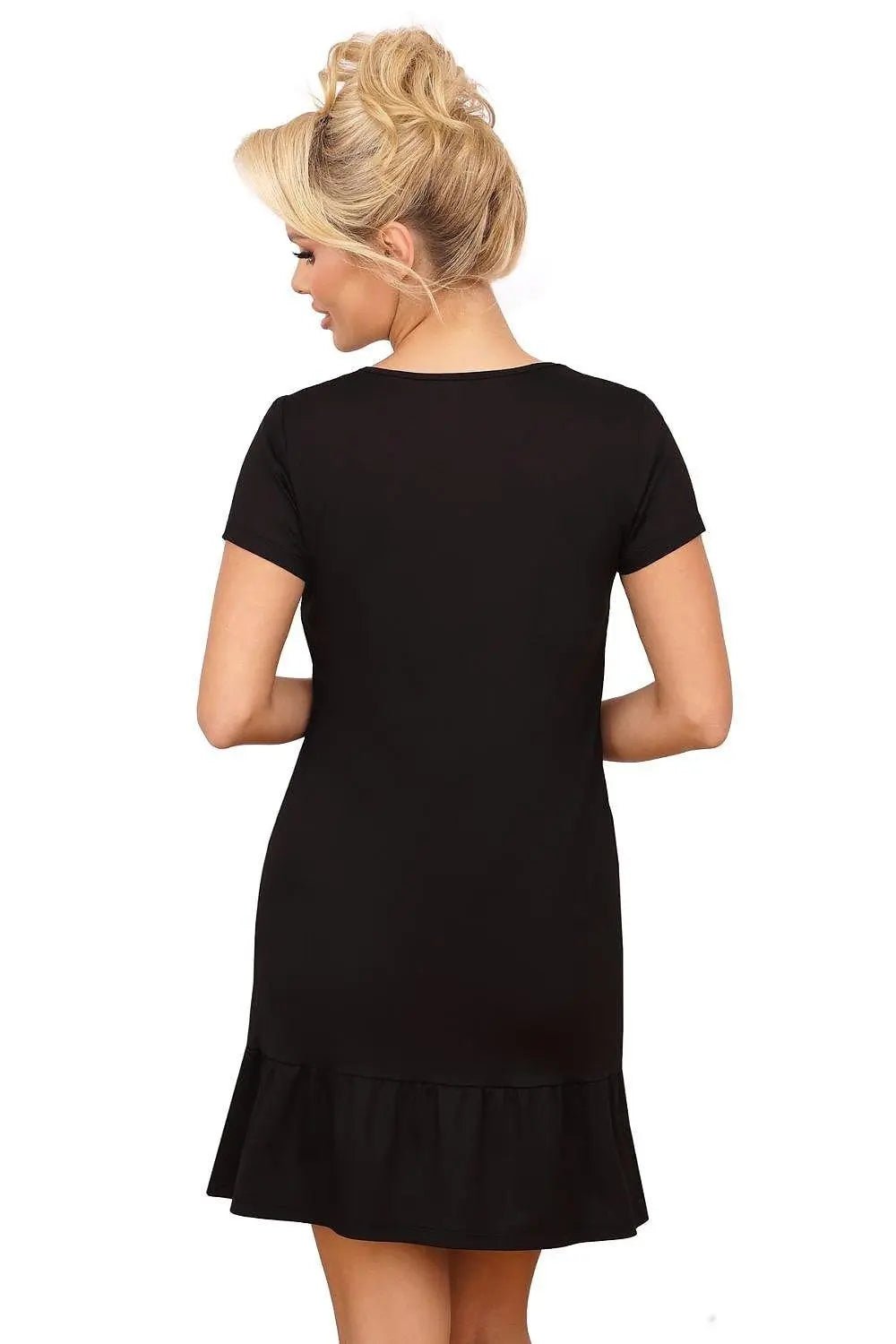 Donna black panther cotton nightgown - Honesty Sales