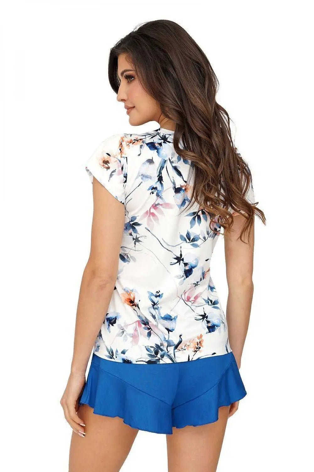 Donna blue pant and sleeves shirt pajamas - Honesty Sales