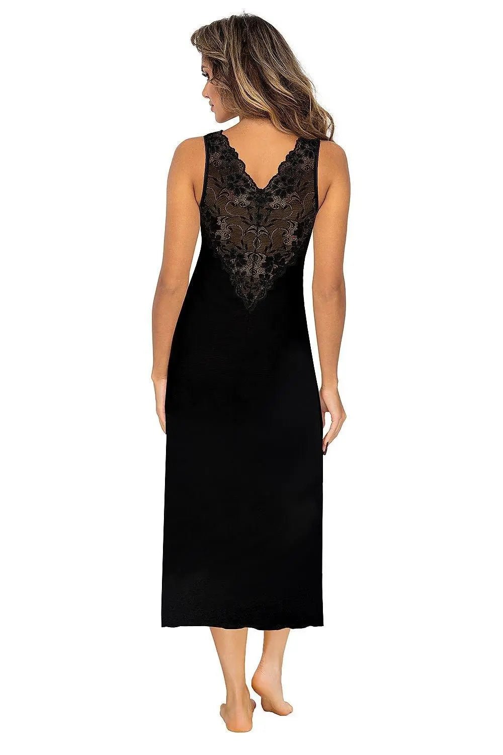 Donna smooth, flowing viscose nightgown - Honesty Sales