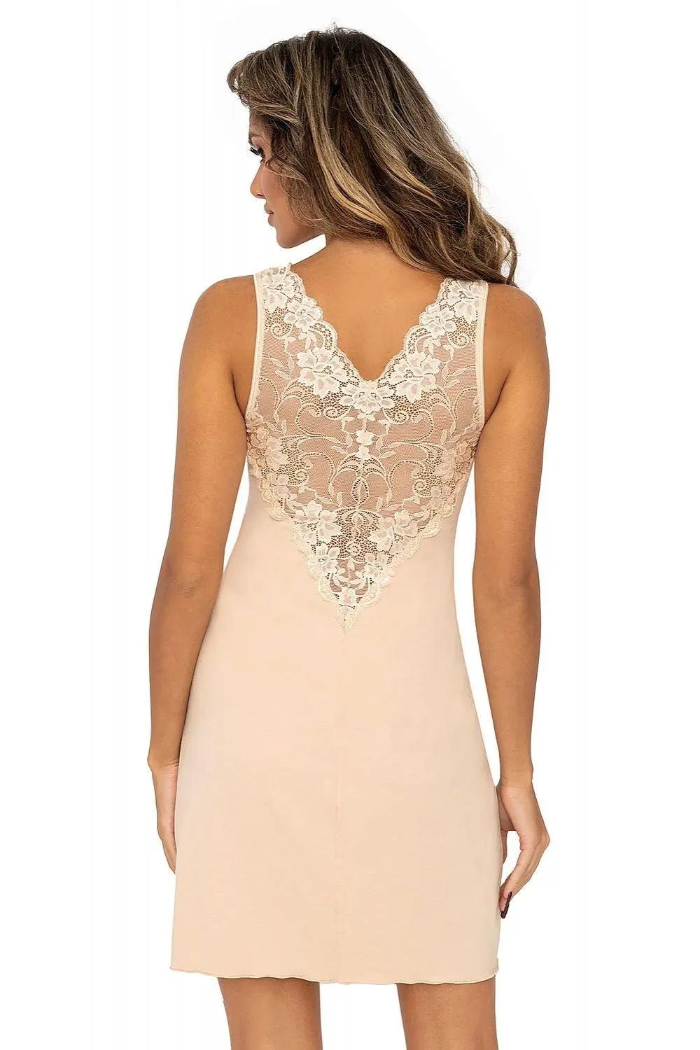 Donna smooth, flowing viscose nightgown - Honesty Sales