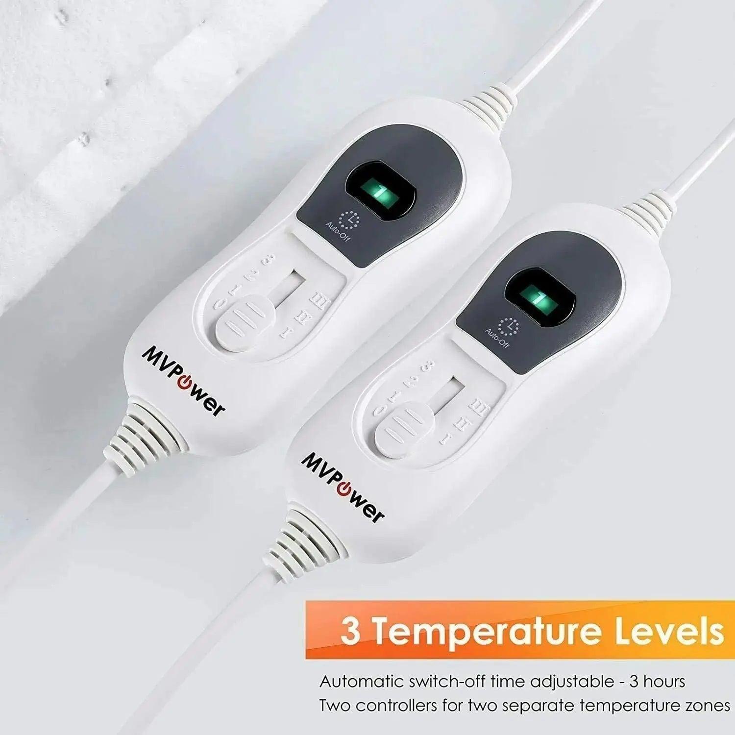 Double Economical Electric Blanket Ultrasonic Welding Fabric Heating Bed Mat Warmer - Honesty Sales