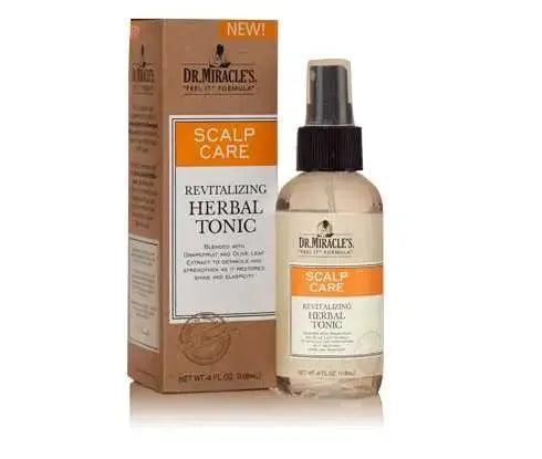 Dr. Miracle's Scalp Care Revitalizing Herbal Tonic 4 oz - Honesty Sales Main image