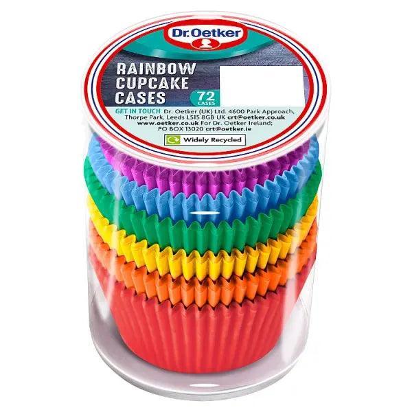 Dr. Oetker 72 Rainbow Cupcake Cases (Case of 6) - Honesty Sales U.K