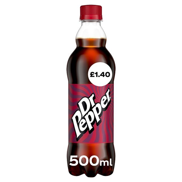 Dr Pepper 500ml PM (12 x 500ml) - Honesty Sales