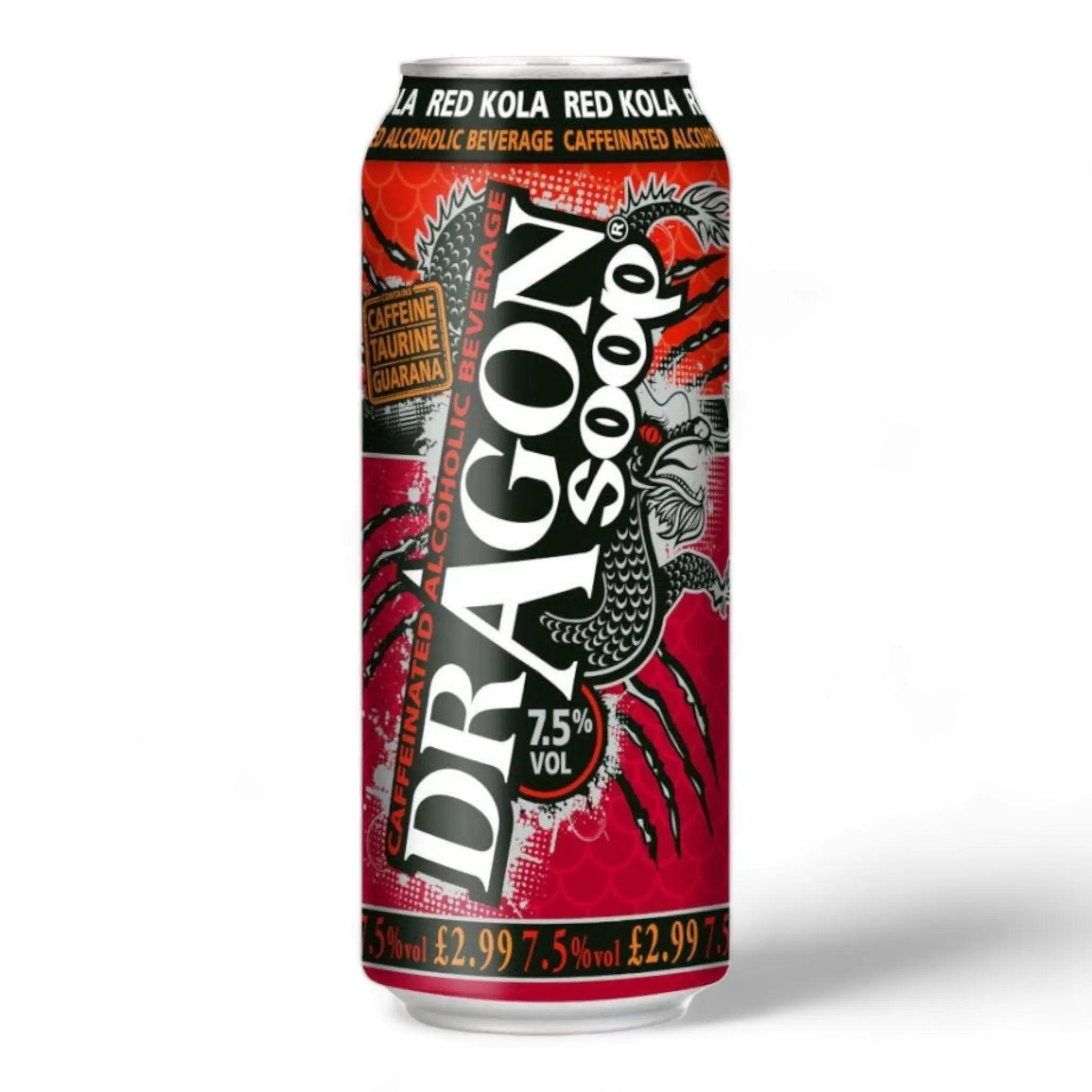 Dragon Soop Caffeinated Alcoholic Beverage - 500ml (Case of 8) - Honesty Sales