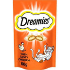 Dreamies Cat Treat Biscuits with Chicken 60g (Case of 8) - Honesty Sales