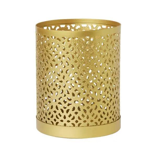 Duni Bliss Gold Candleholder Metal 100x80mm - Honesty Sales Image principale du produit