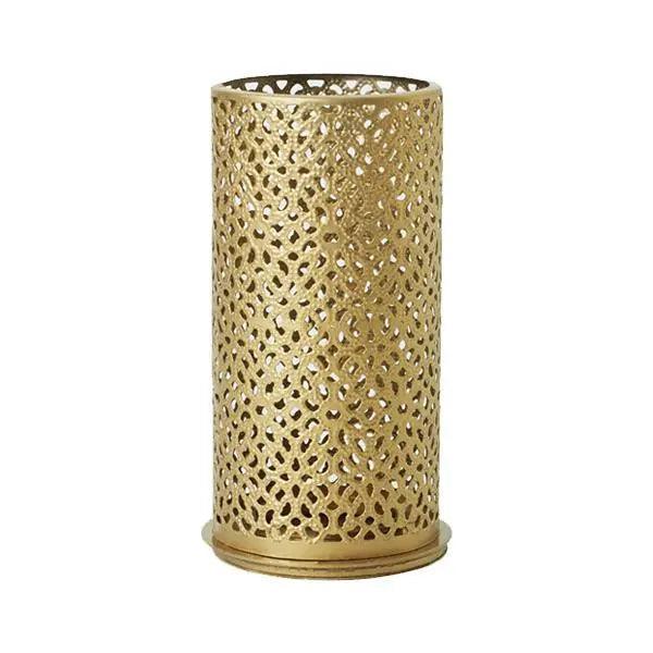 Duni Bliss Gold Candleholder Metal 140x75mm - Honesty Sales