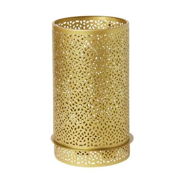 Duni Bliss Gold Candleholder Metal 200x120mm - Honesty Sales