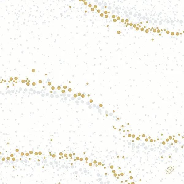 Duni Golden Stardust White 40cm Dunisoft Napkin - Honesty Sales Image principale du produit