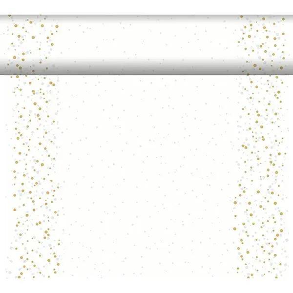 Duni Golden Stardust White Dunicel Tete a Tete 0.4x24 - Honesty Sales