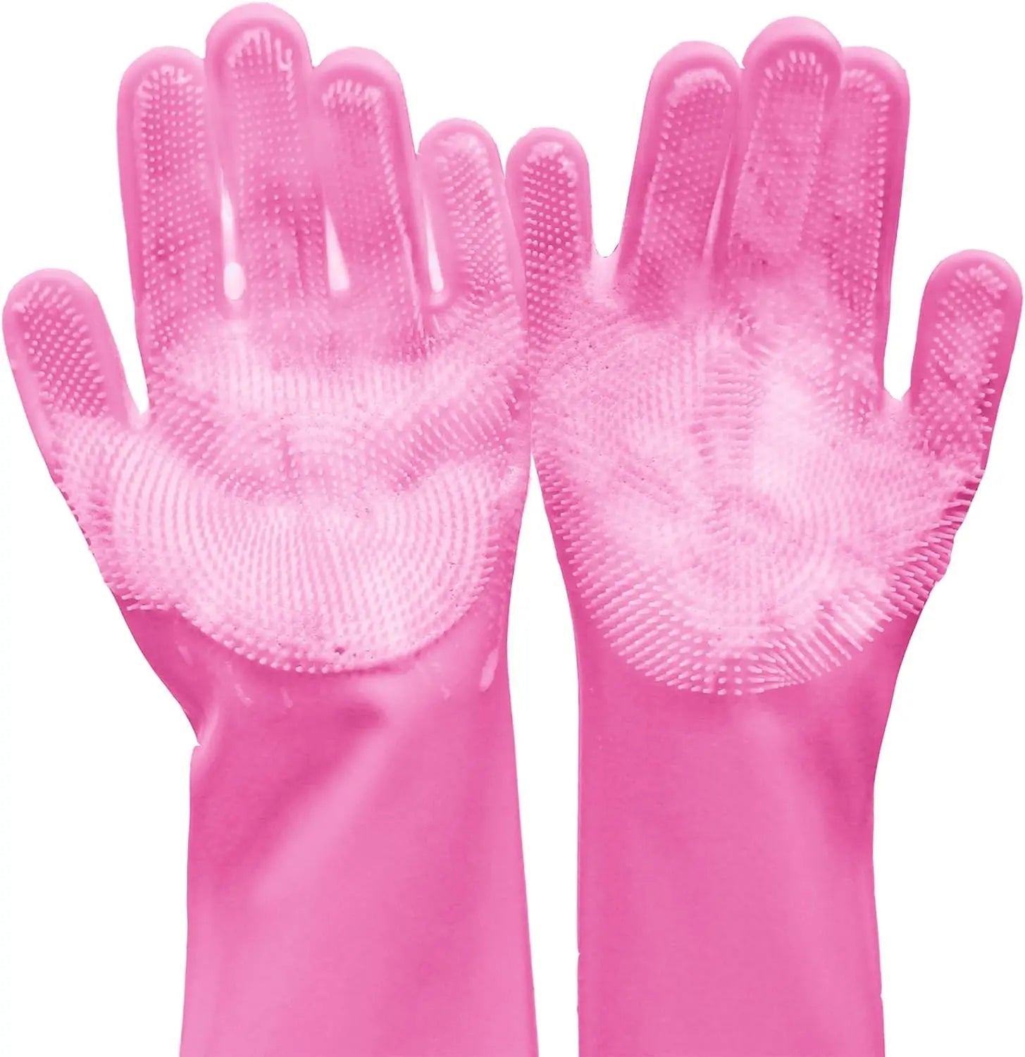 Durable Pet Grooming Gloves For Cats And Dogs, Enhanced Five Finger Design For Massaging And Bathing - Honesty Sales