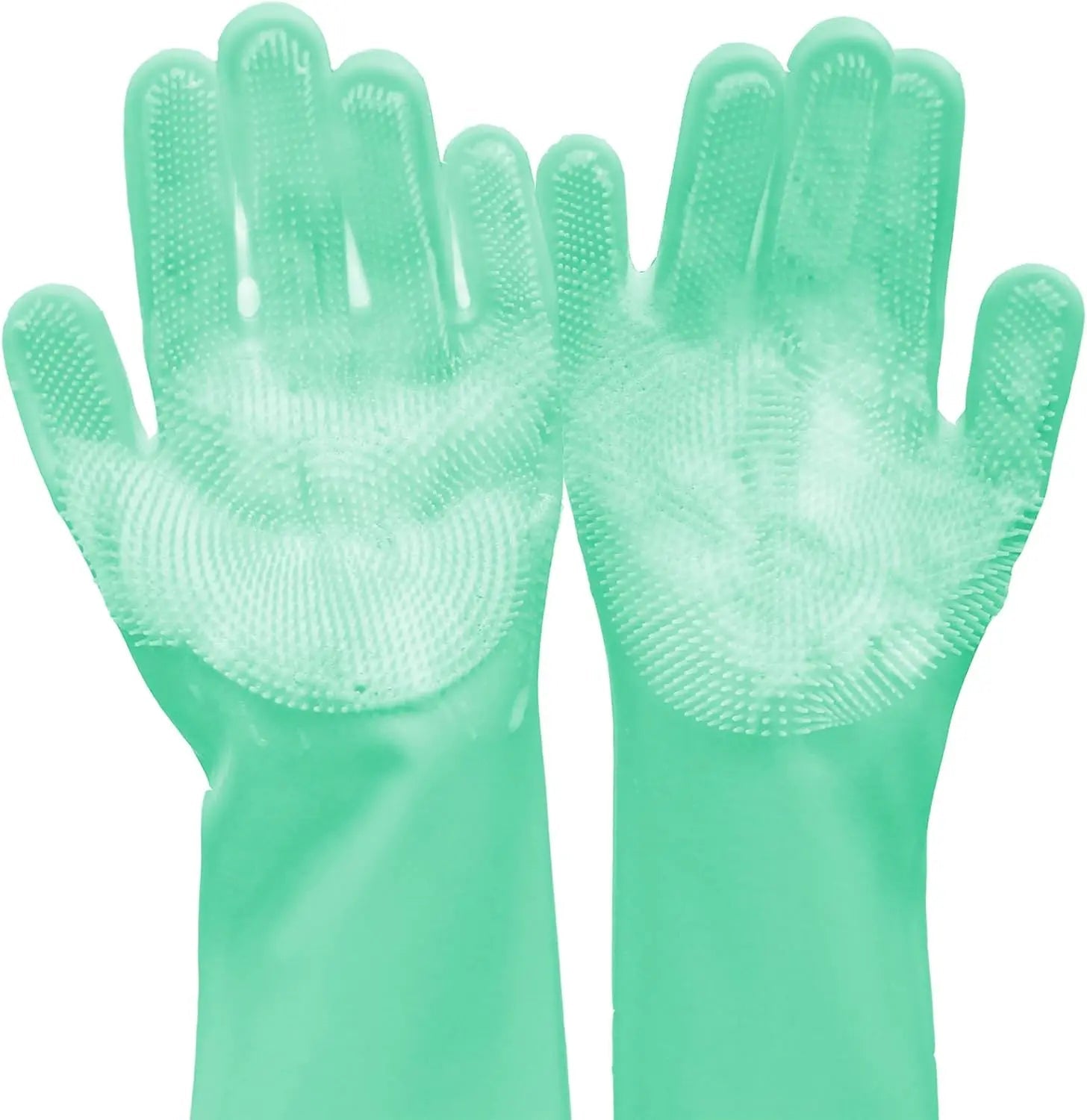 Durable Pet Grooming Gloves For Cats And Dogs, Enhanced Five Finger Design For Massaging And Bathing - Honesty Sales
