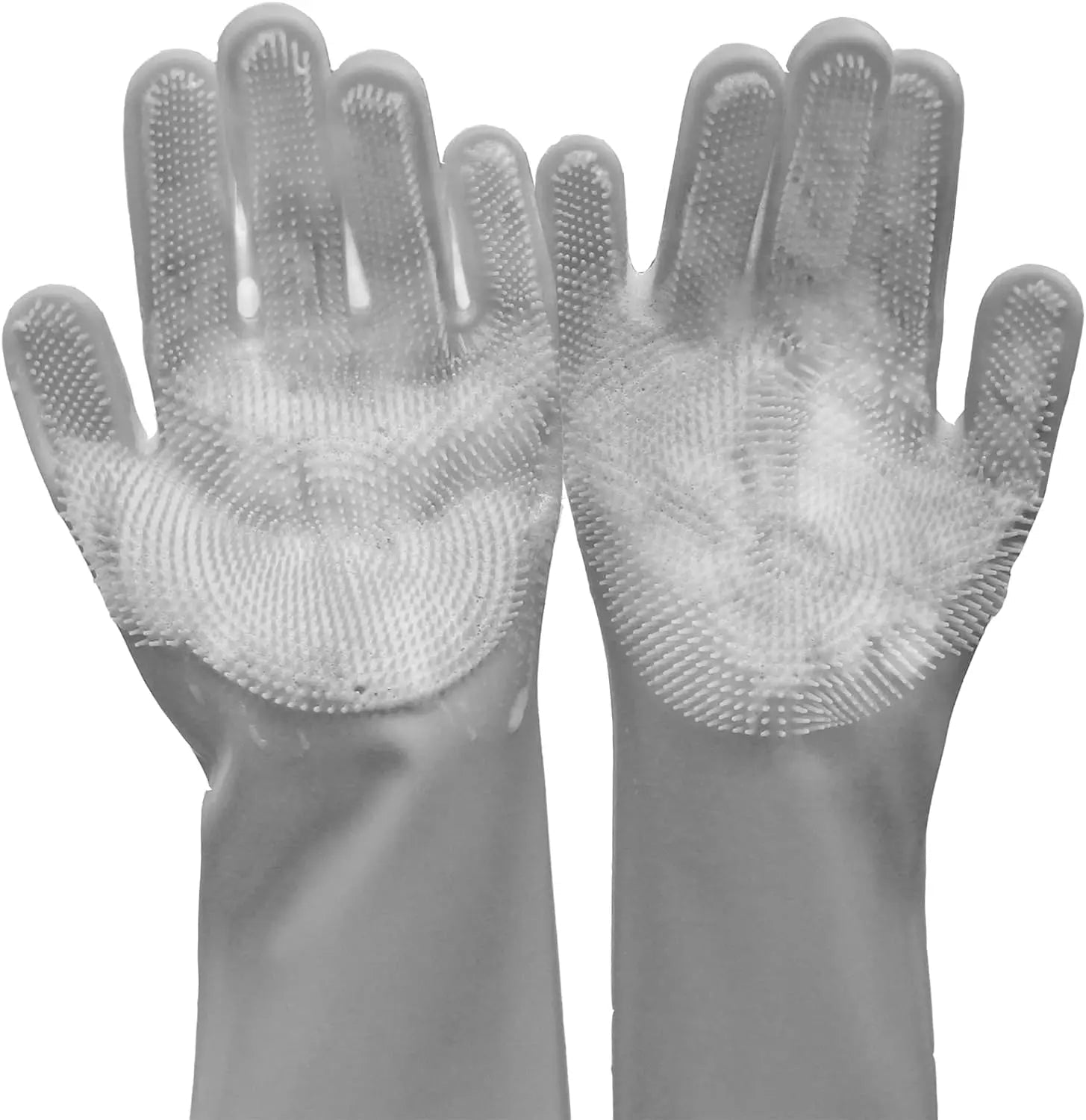 Durable Pet Grooming Gloves For Cats And Dogs, Enhanced Five Finger Design For Massaging And Bathing - Honesty Sales