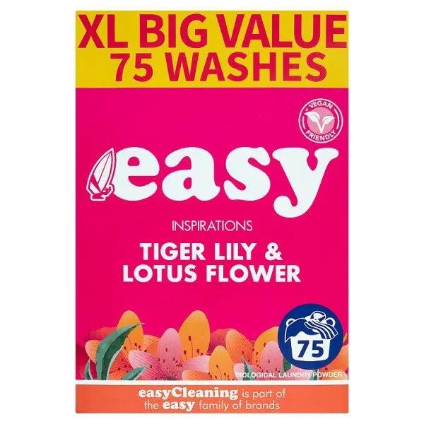 Easy Inspirations Tiger Lily & Lotus Flower 75 Washes 5.1kg (Case of 2) - Honesty Sales