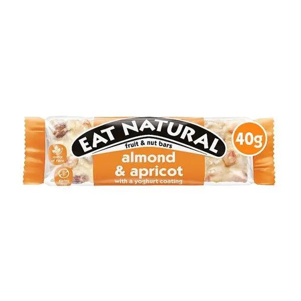 Eat Natural Almond & Apricot with a Yoghurt Coating Fruit & Nut Bars 40g (Case of 144) - Honesty Sales