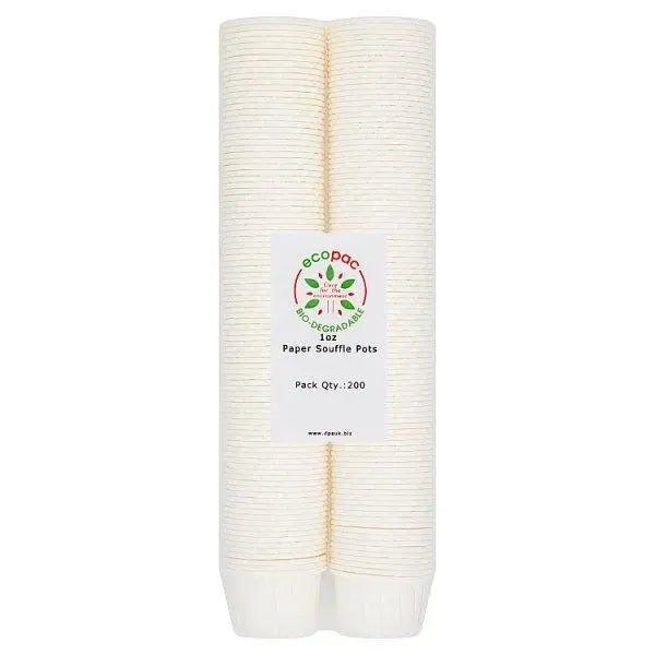 Ecopac 200 Paper Souffle Pots - Honesty Sales