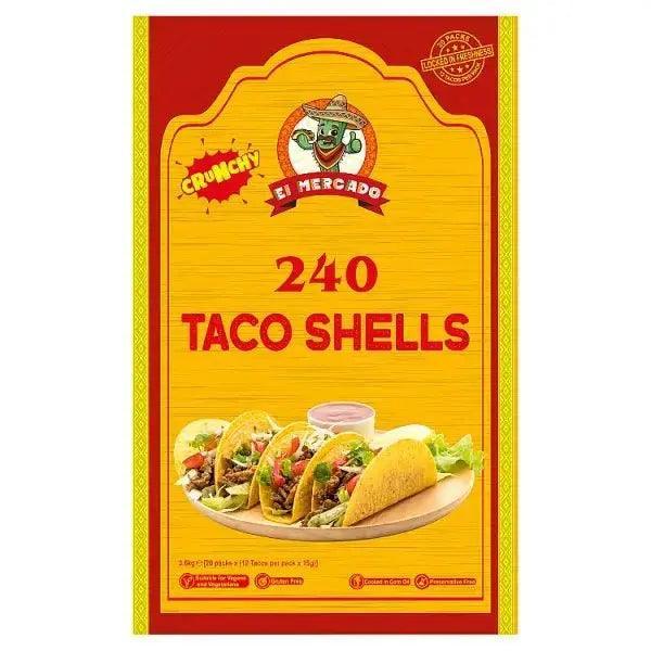 El Mercado 240 Taco Shells 3.6kg - Honesty Sales Image principale du produit