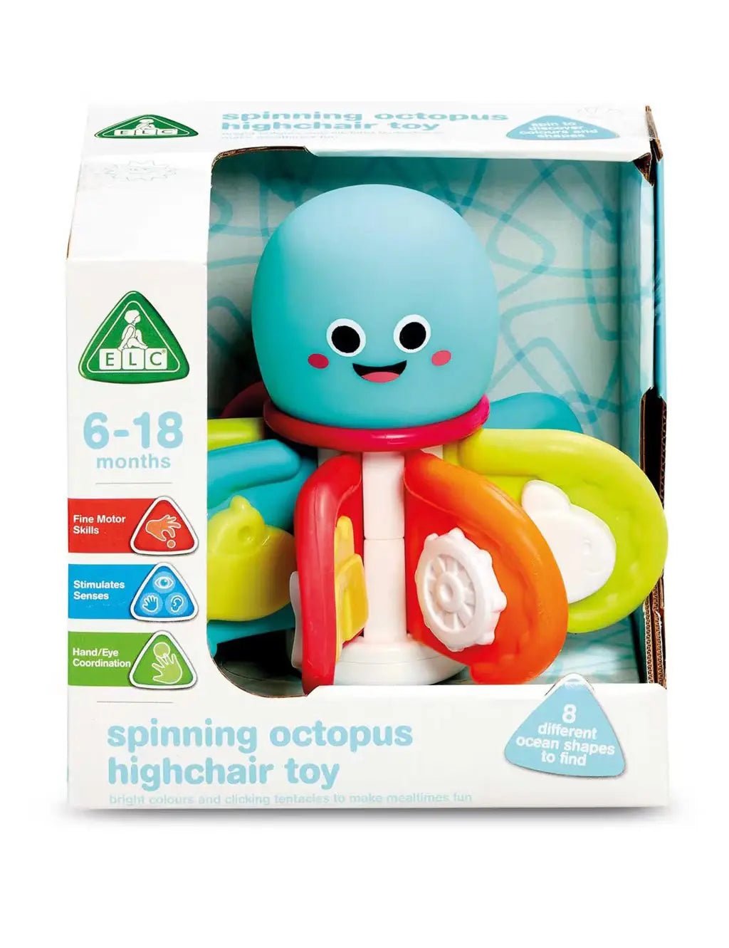 ELC Spinning Octopus Highchair Toy (6 - 18 Mths) - Honesty Sales