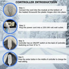 Electric Heated Blanket 3 Heat Setting Heated Mattress Cover 150x160cm - Honesty Sales