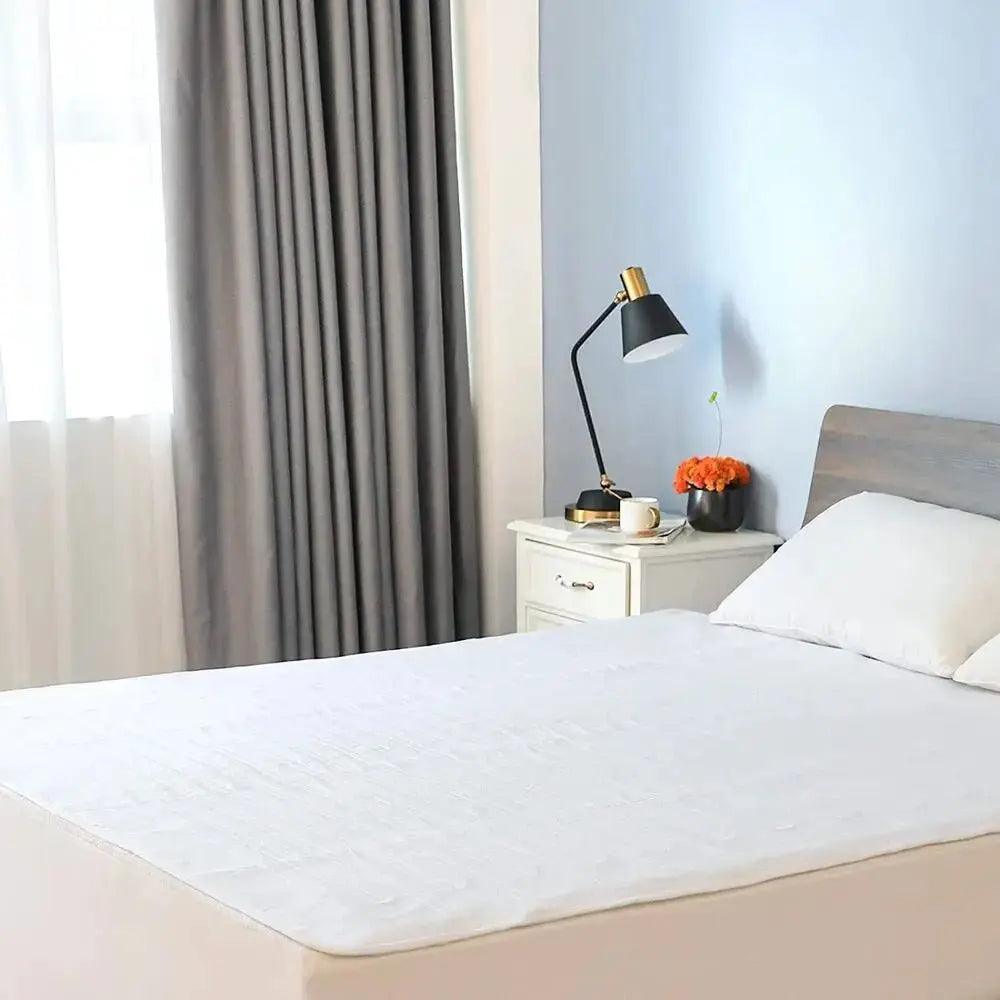 Electric Heated Blanket 3 Heat Setting Heated Mattress Cover 150x160cm - Honesty Sales